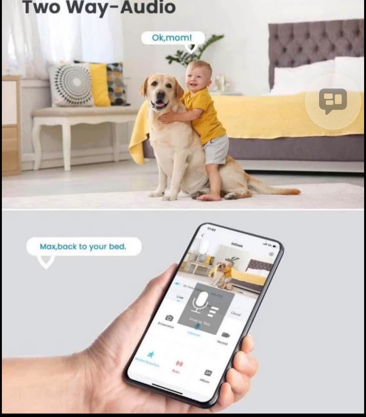 ieGeek Wire-Free Battery Powered Cameras