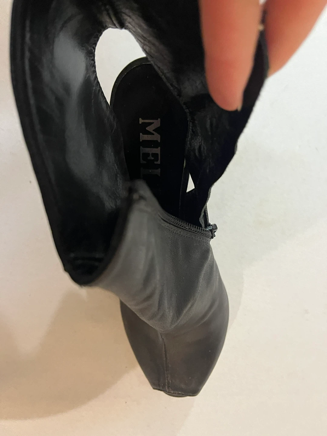 5.5 - Ladies Sexy Black Leather Boots for Fall - photo 2