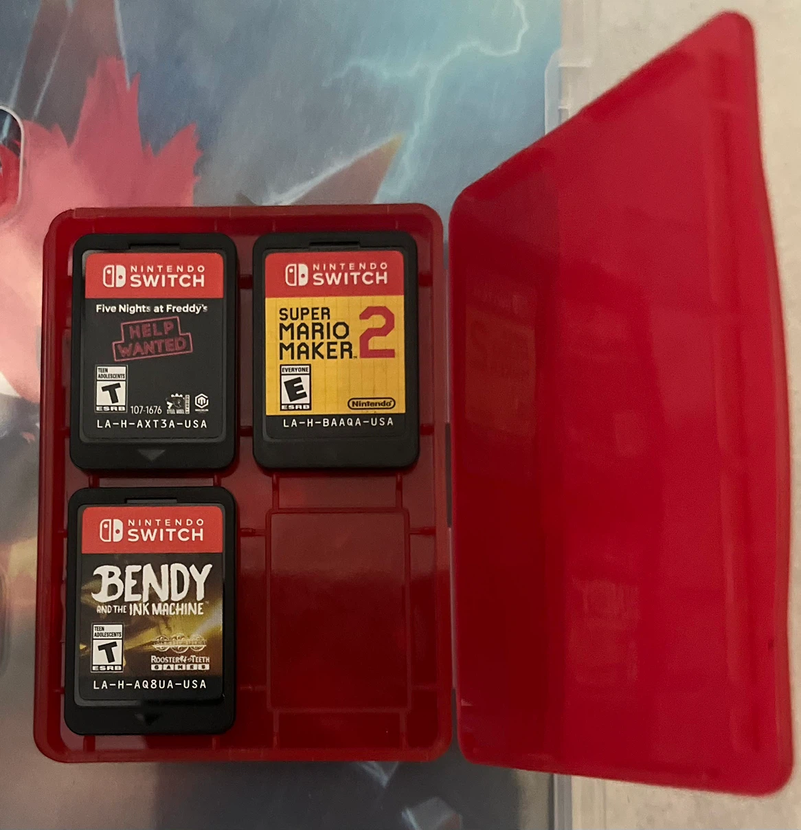 3 Nintendo Switch Game Cards