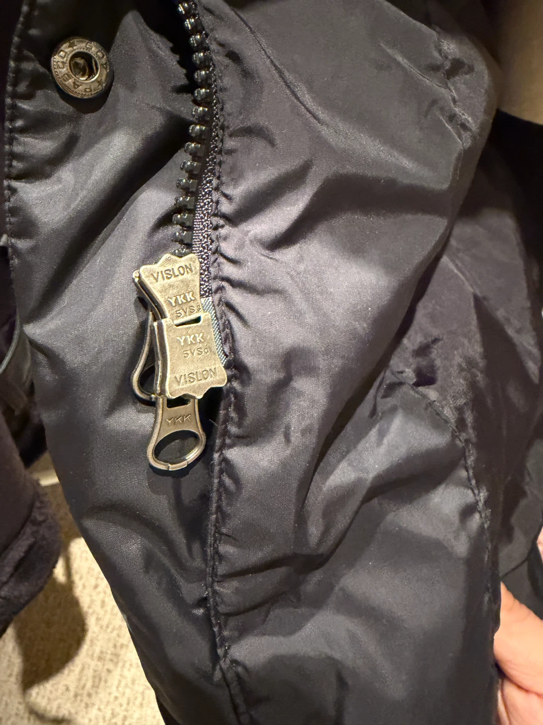 Black Long Puffer Coat - photo 3