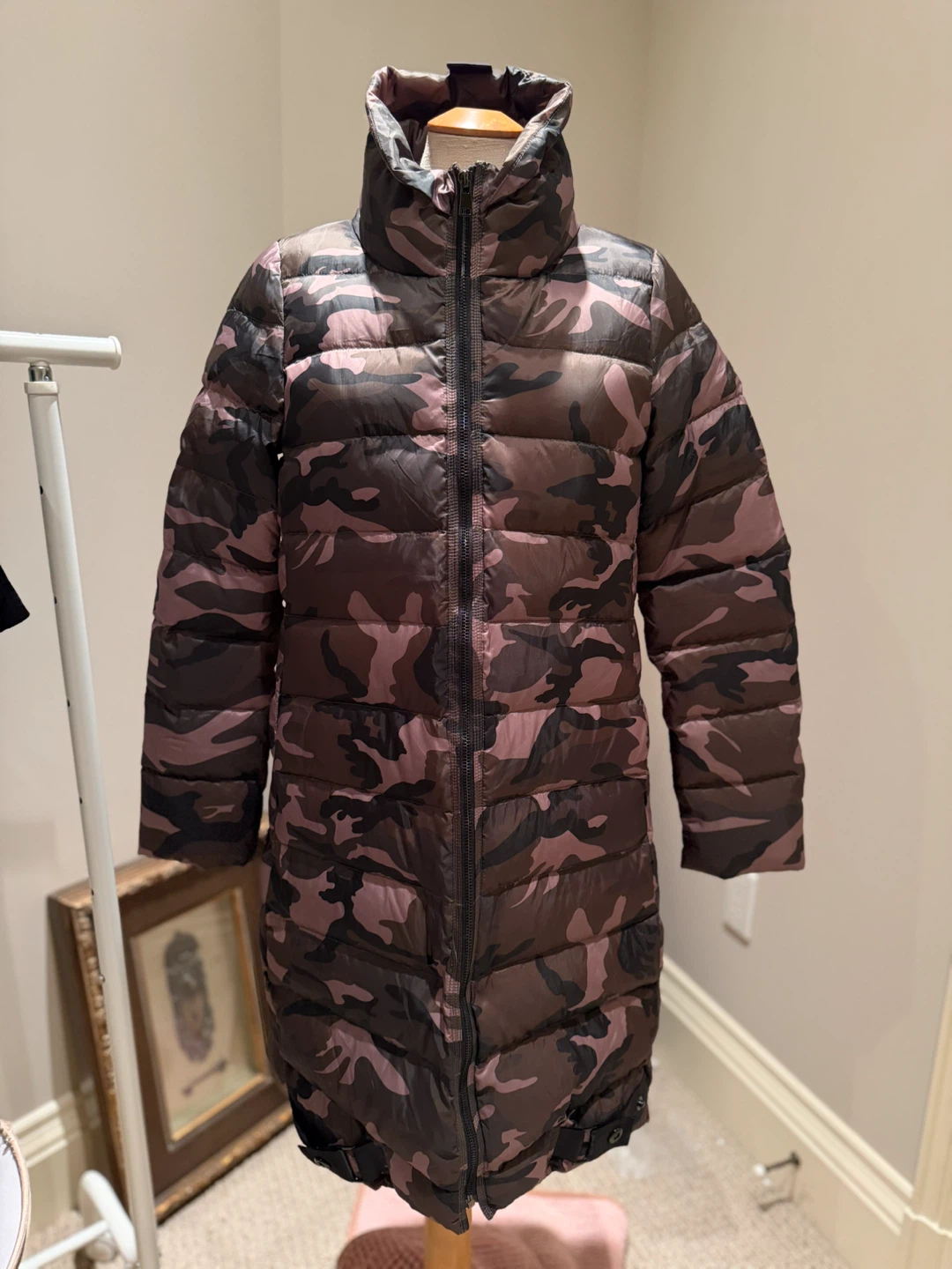 Brand new Korea made camouflage puffer coat