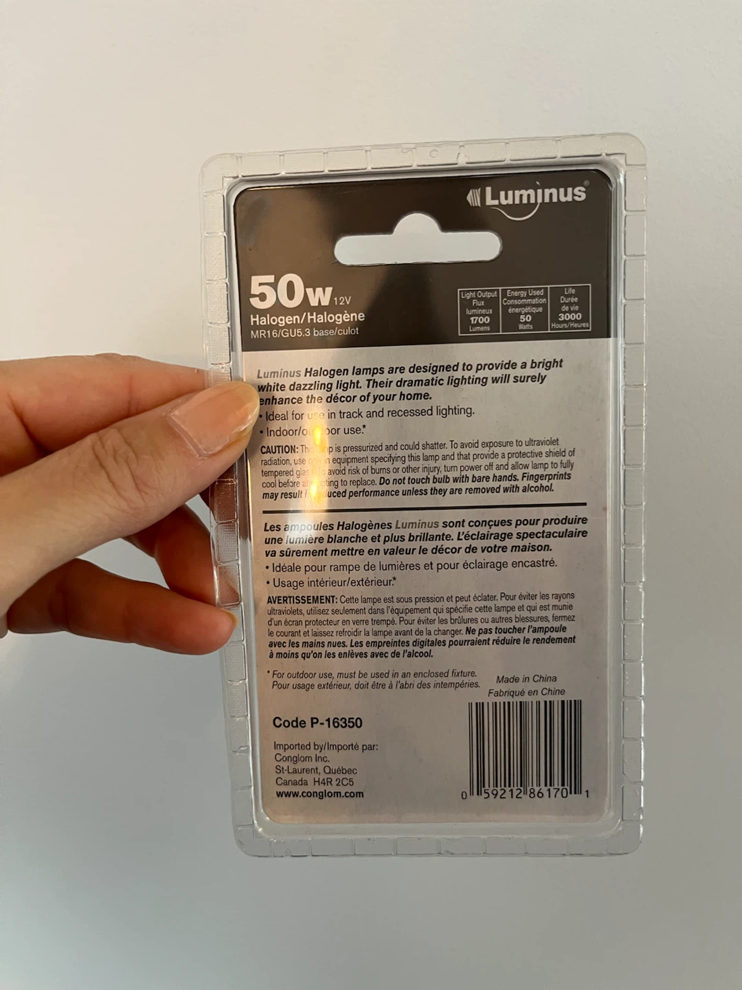 Luminus 50W MR16 Halogen Light Bulb - photo 2