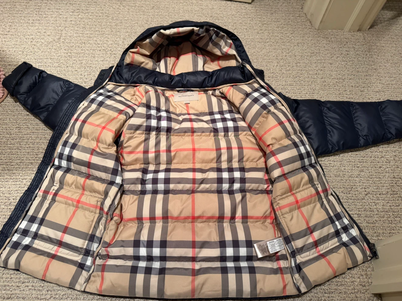 Burberry Winter Hoodie Puff Down Jack