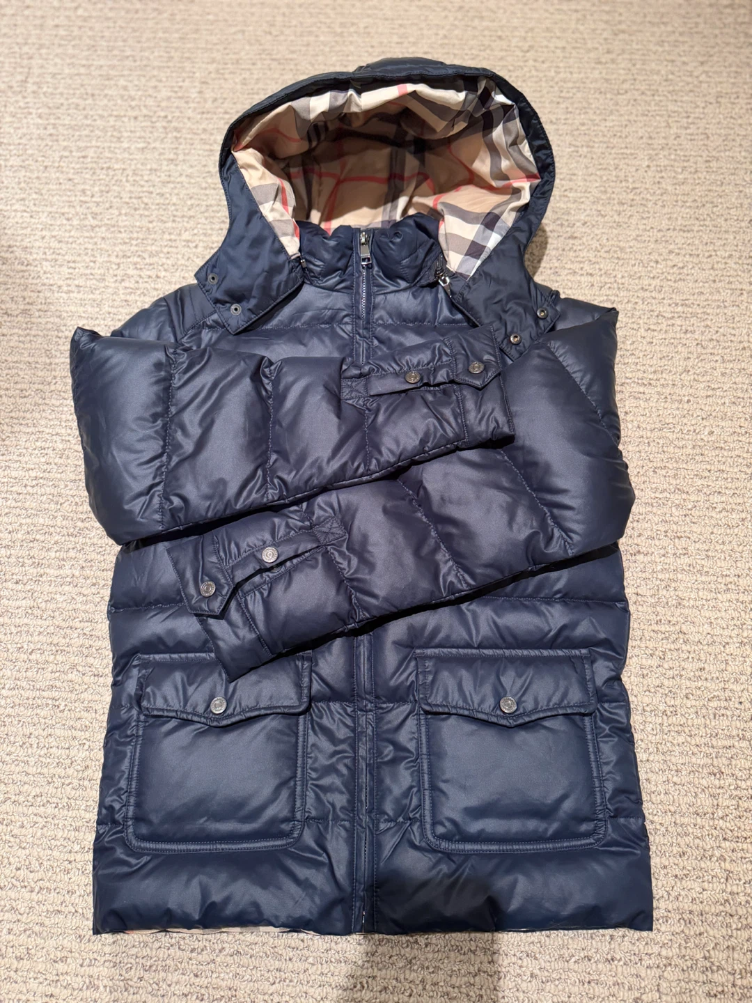 Burberry Winter Hoodie Puff Down Jack - photo 4