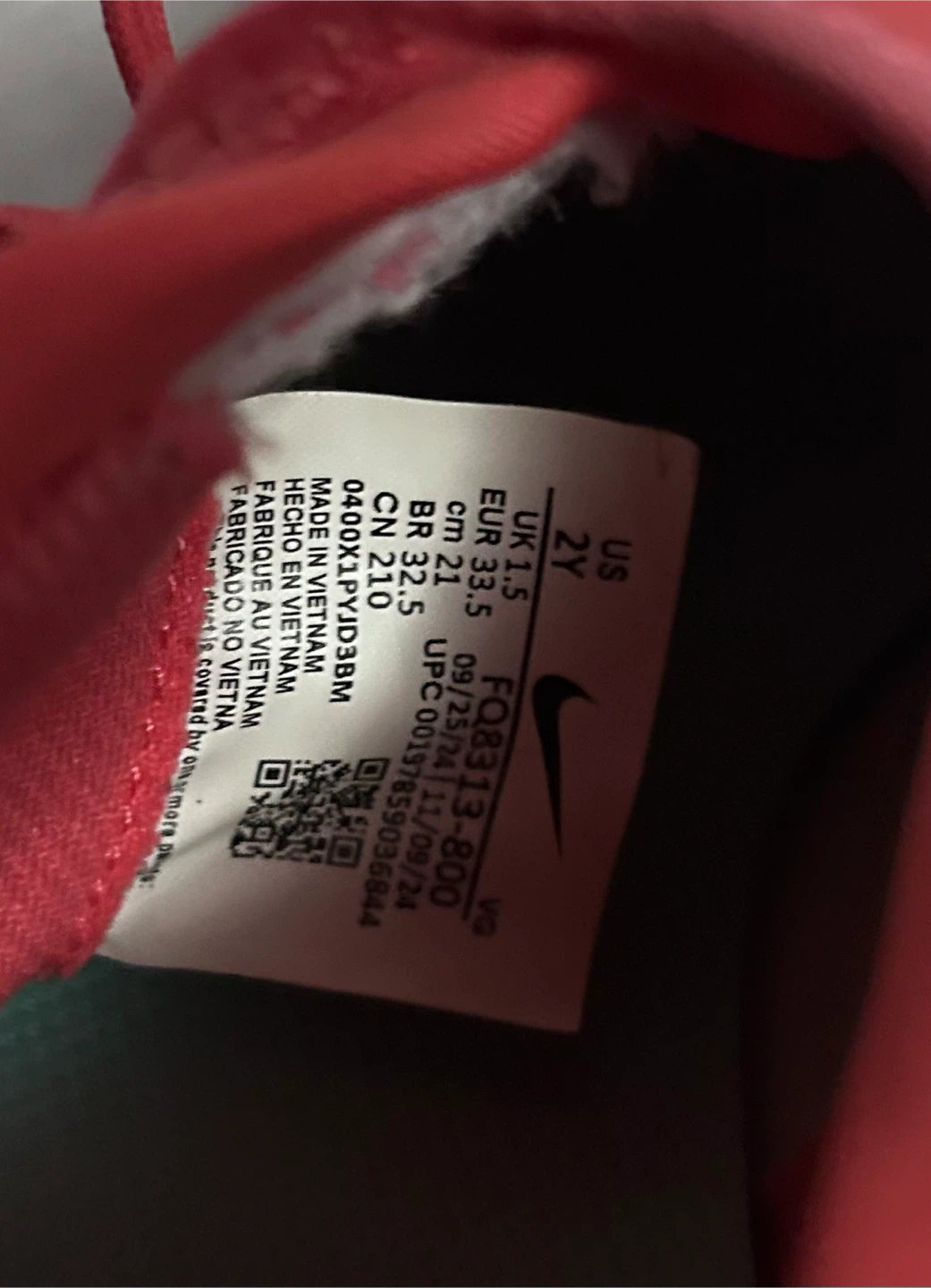 Nike Mercurial Superfly 9 Academy TF Size 2Y - photo 4