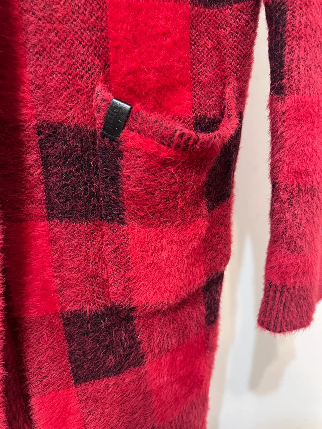 Roots Kids Buffalo Plaid Hooded Cardigan – Size 9–10 - photo 3
