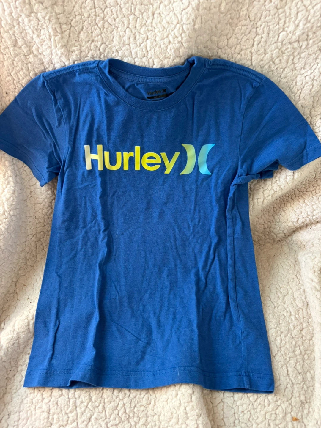 Hurley Kids Blue T-Shirt Size 10/12