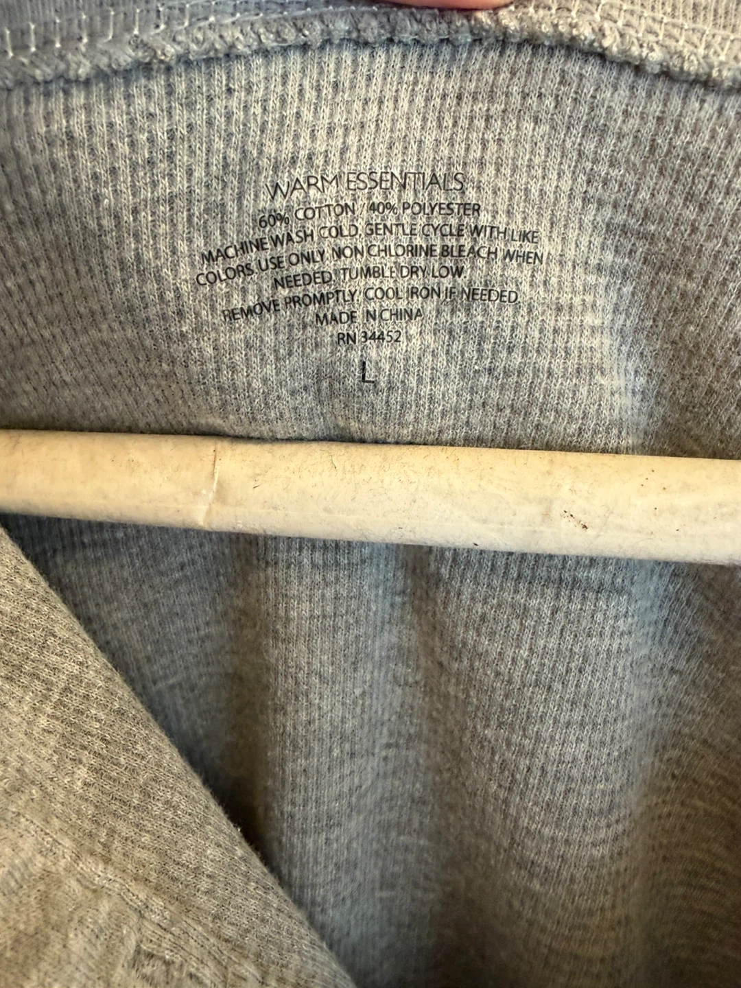 Warm Essentials Gray Henley Shirt - photo 2