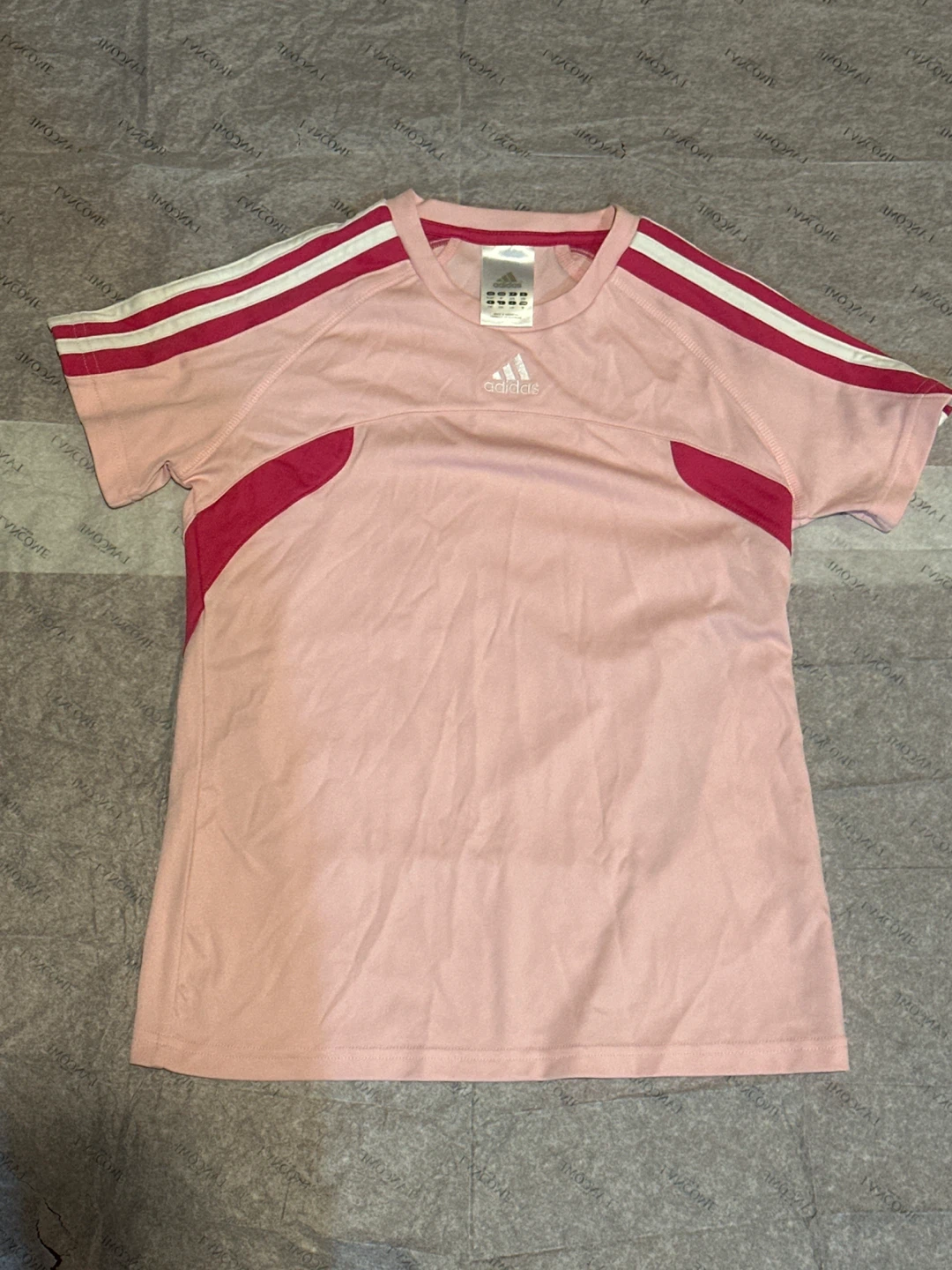 Adidas Pink Athletic T-Shirt (UK 9-10Y, US M, J 140)