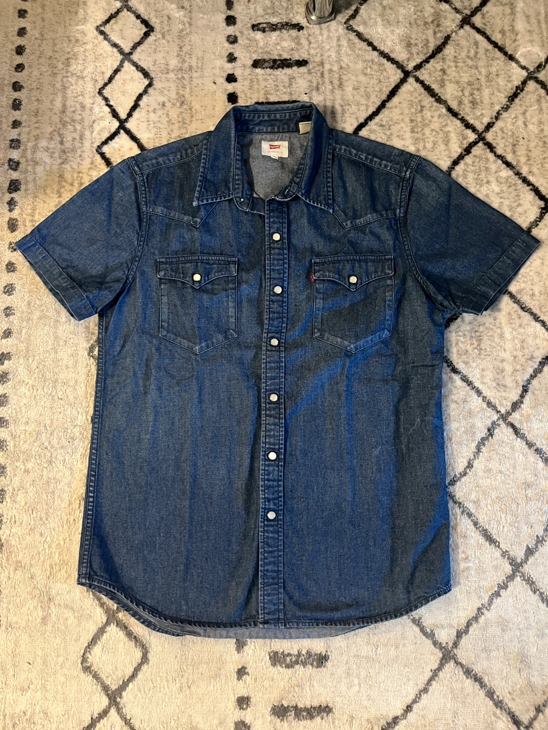 Levi's Men's Short Sleeve Denim Shirt