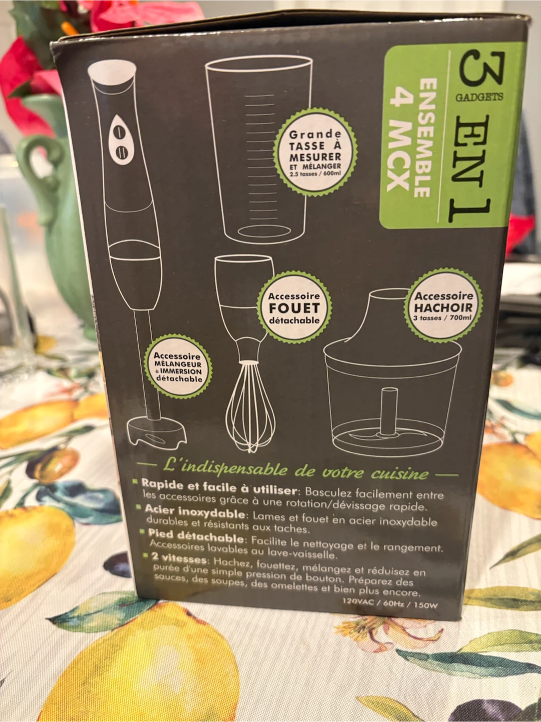 Hauz Living 3-in-1 Hand Blender Set - photo 2