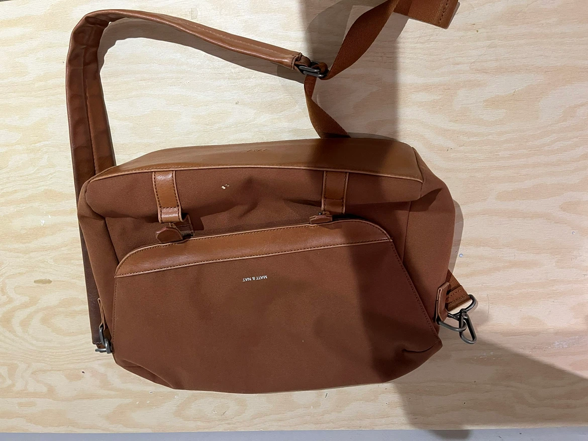 Matt & Nat crossbody bag + Herschel backpack + Thermos lunch bag