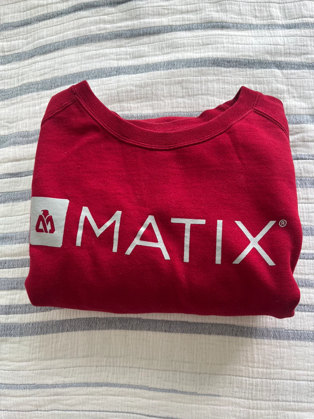 Red Matix Crewneck Sweatshirt