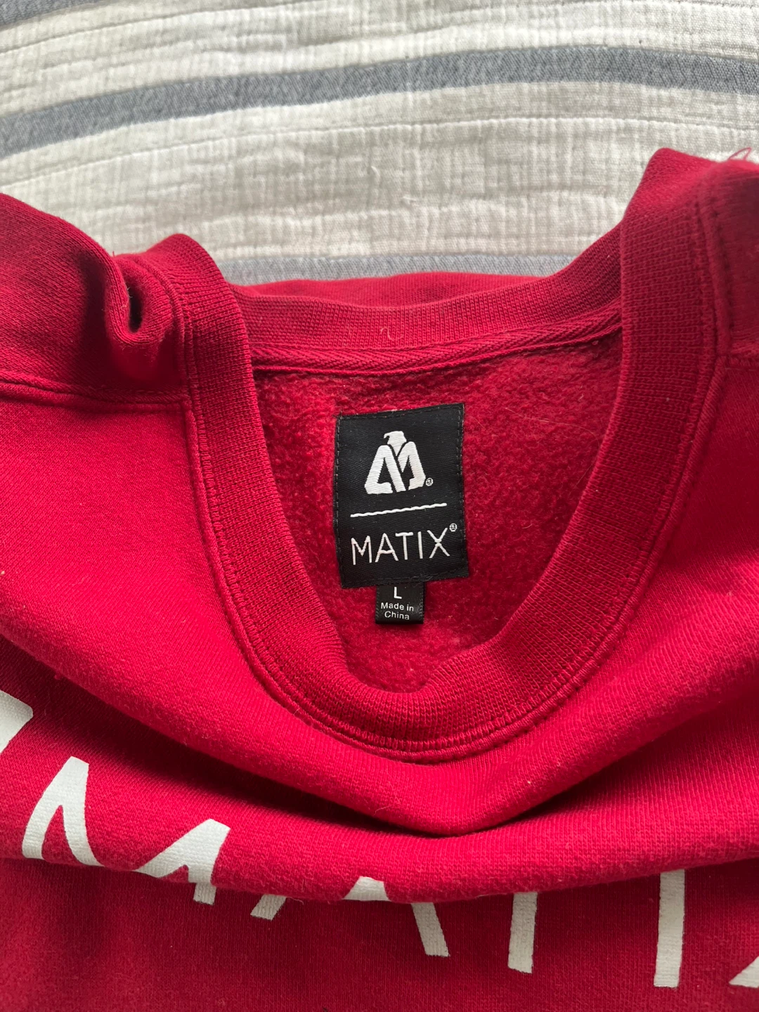 Red Matix Crewneck Sweatshirt - photo 2