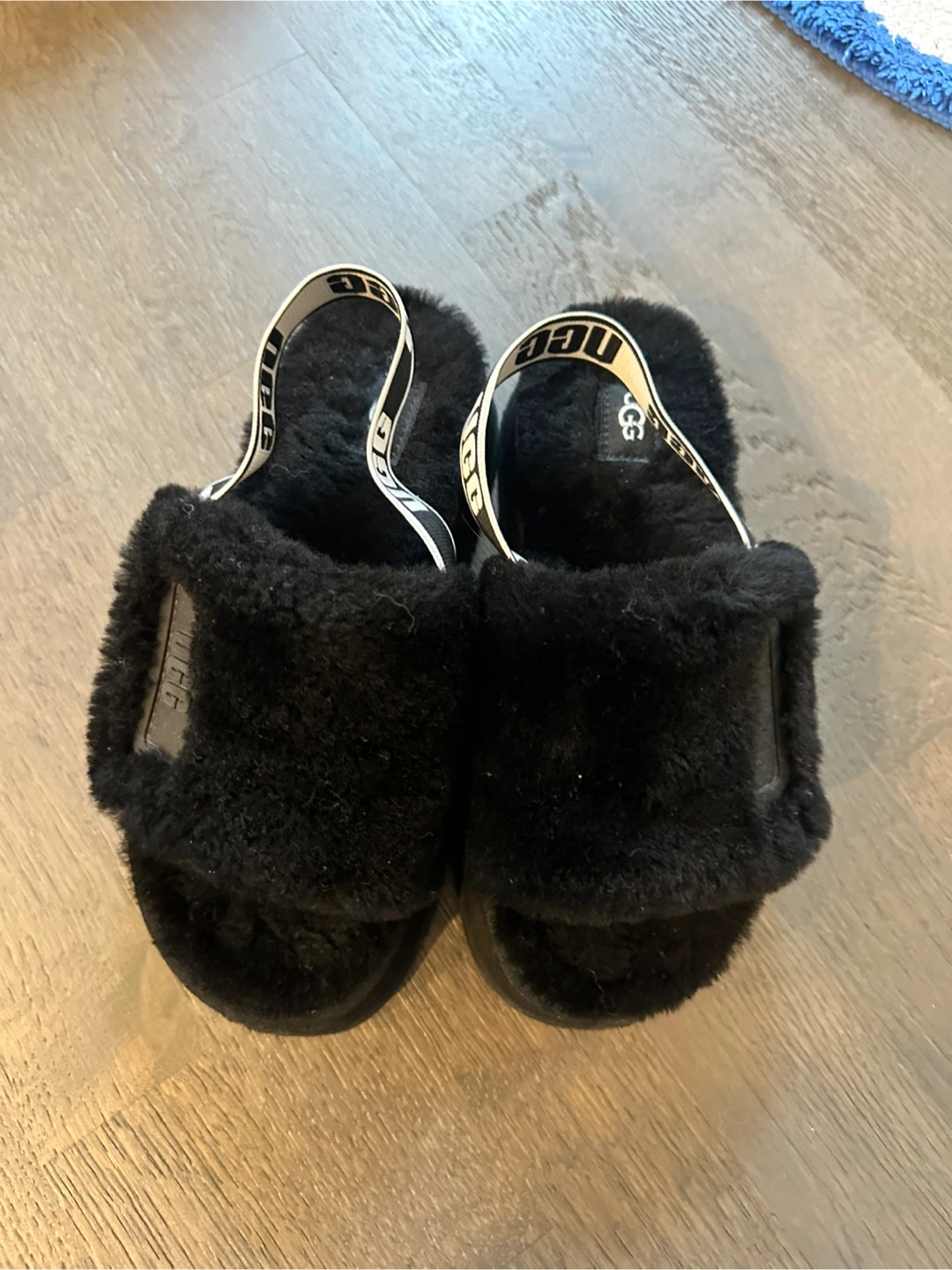 UGG Fluff Yeah Black Slides - photo 3
