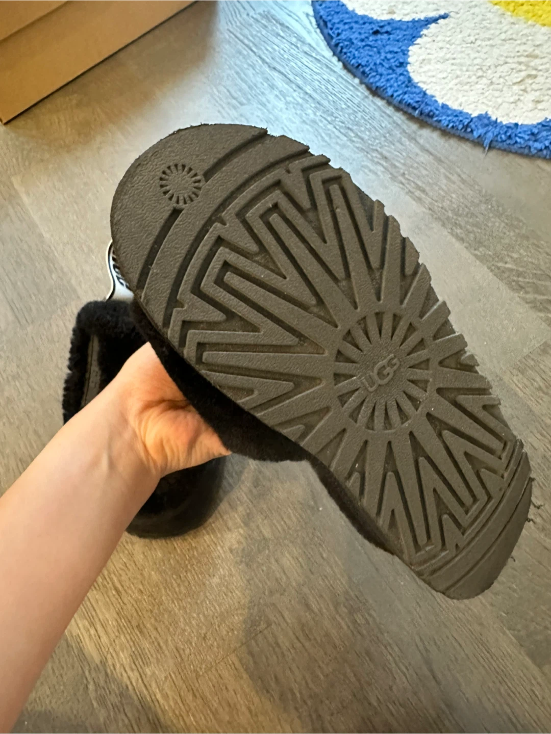 UGG Fluff Yeah Black Slides - photo 4