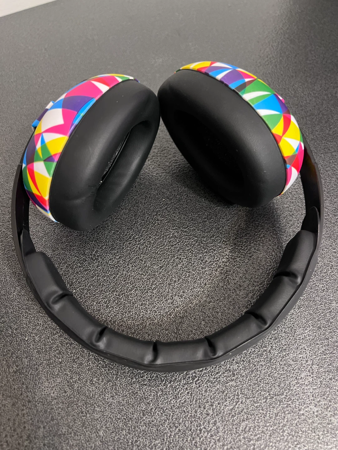 BANZ Kids Hearing Protection Earmuffs – Rainbow Prism – Like New - photo 3