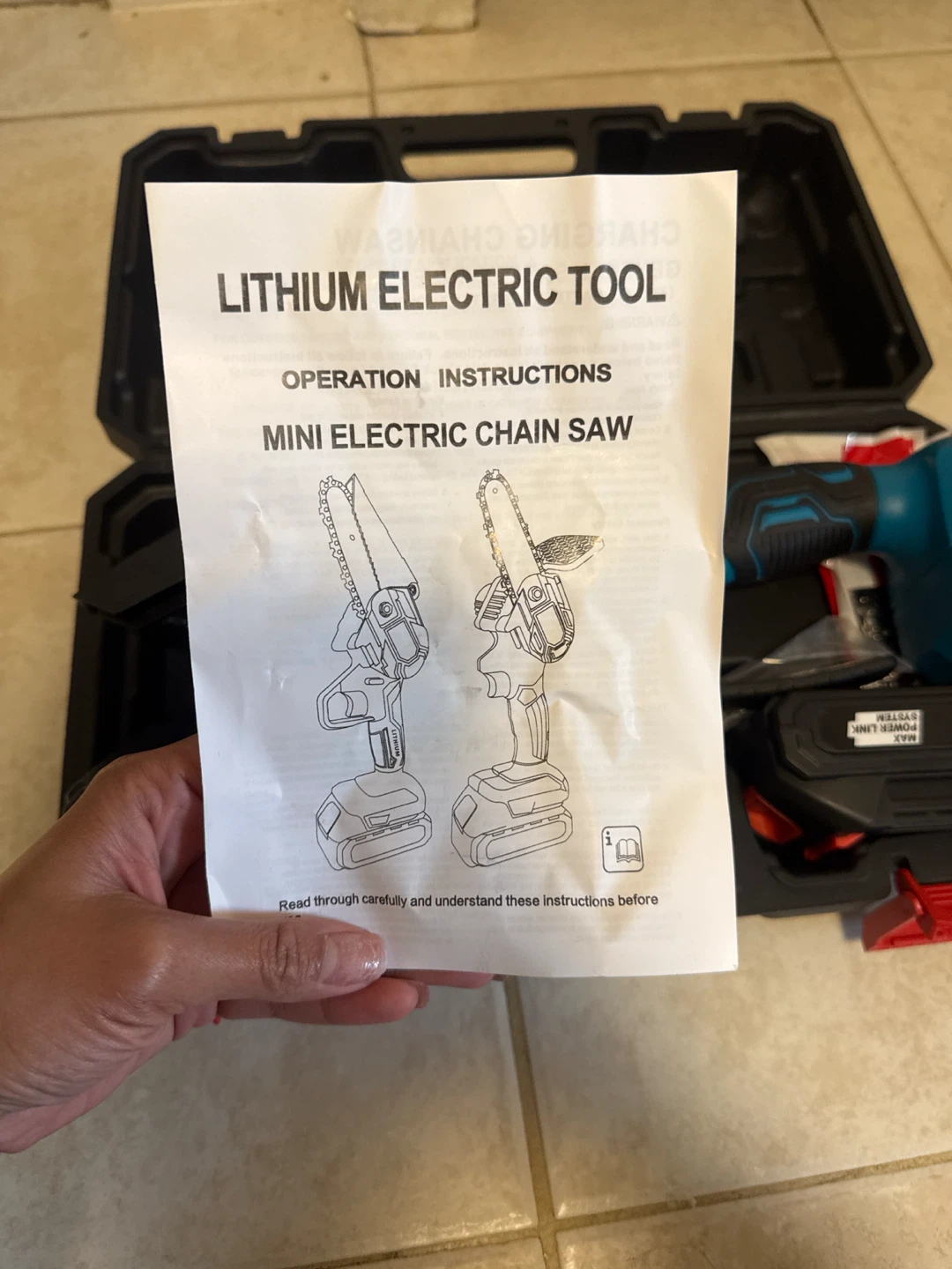Lithium electric mini chainsaw - photo 2