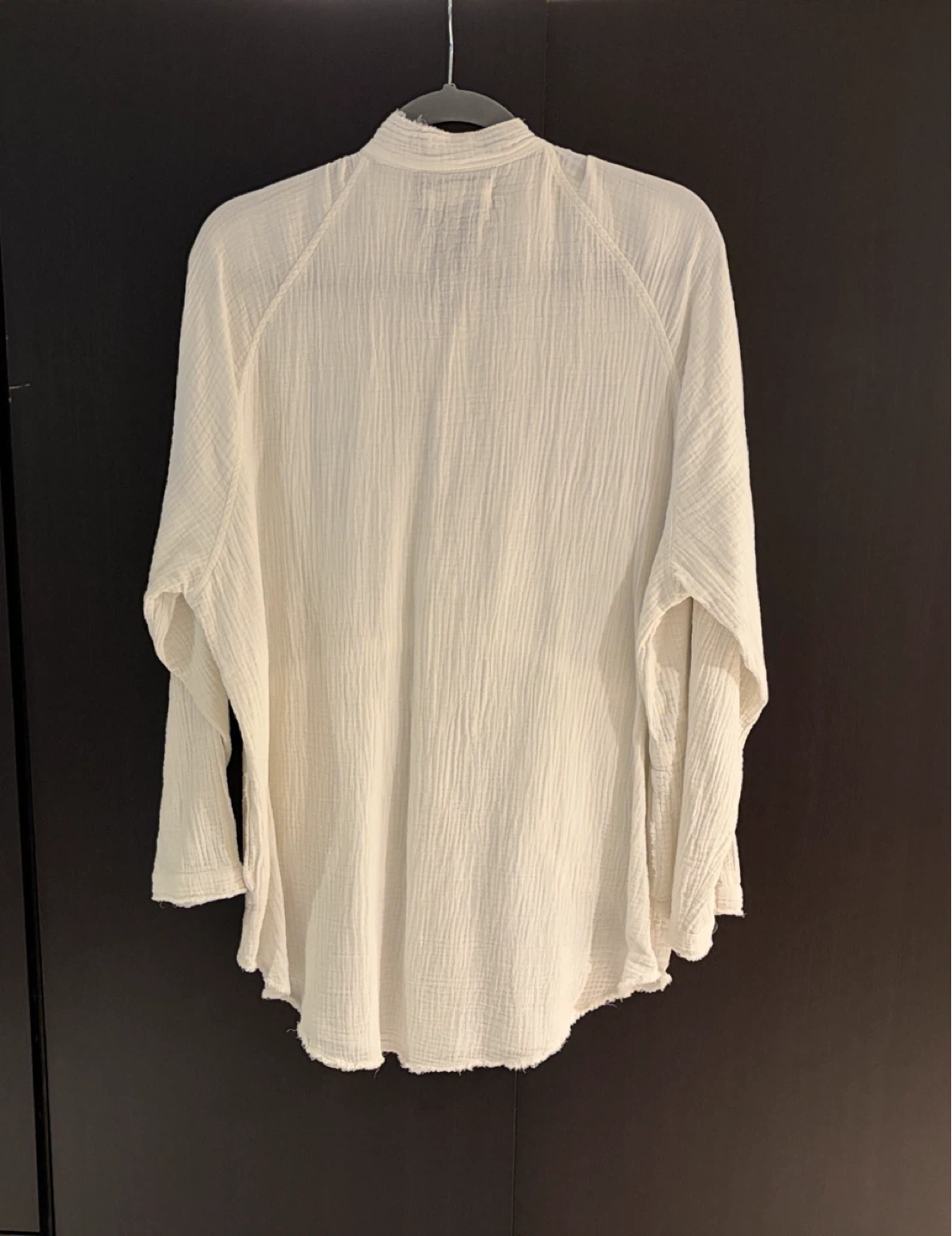 We the Free White oversized cotton Button-Down Shirt - photo 2
