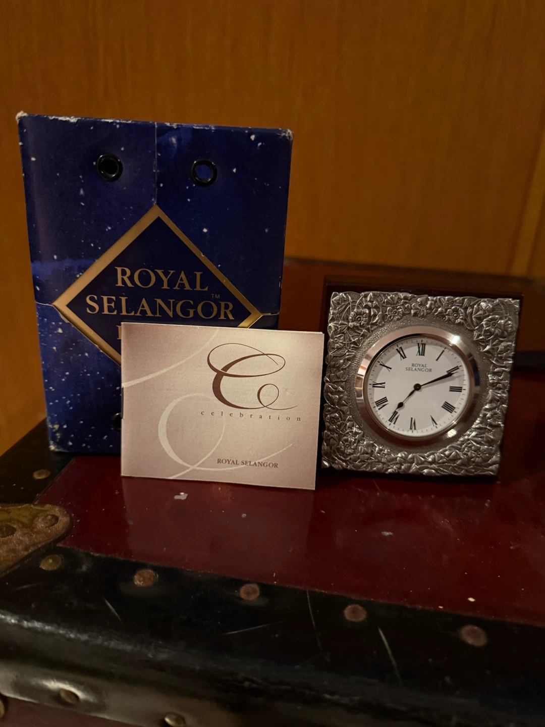 Royal Selangor Pewter Table Clock - photo 2