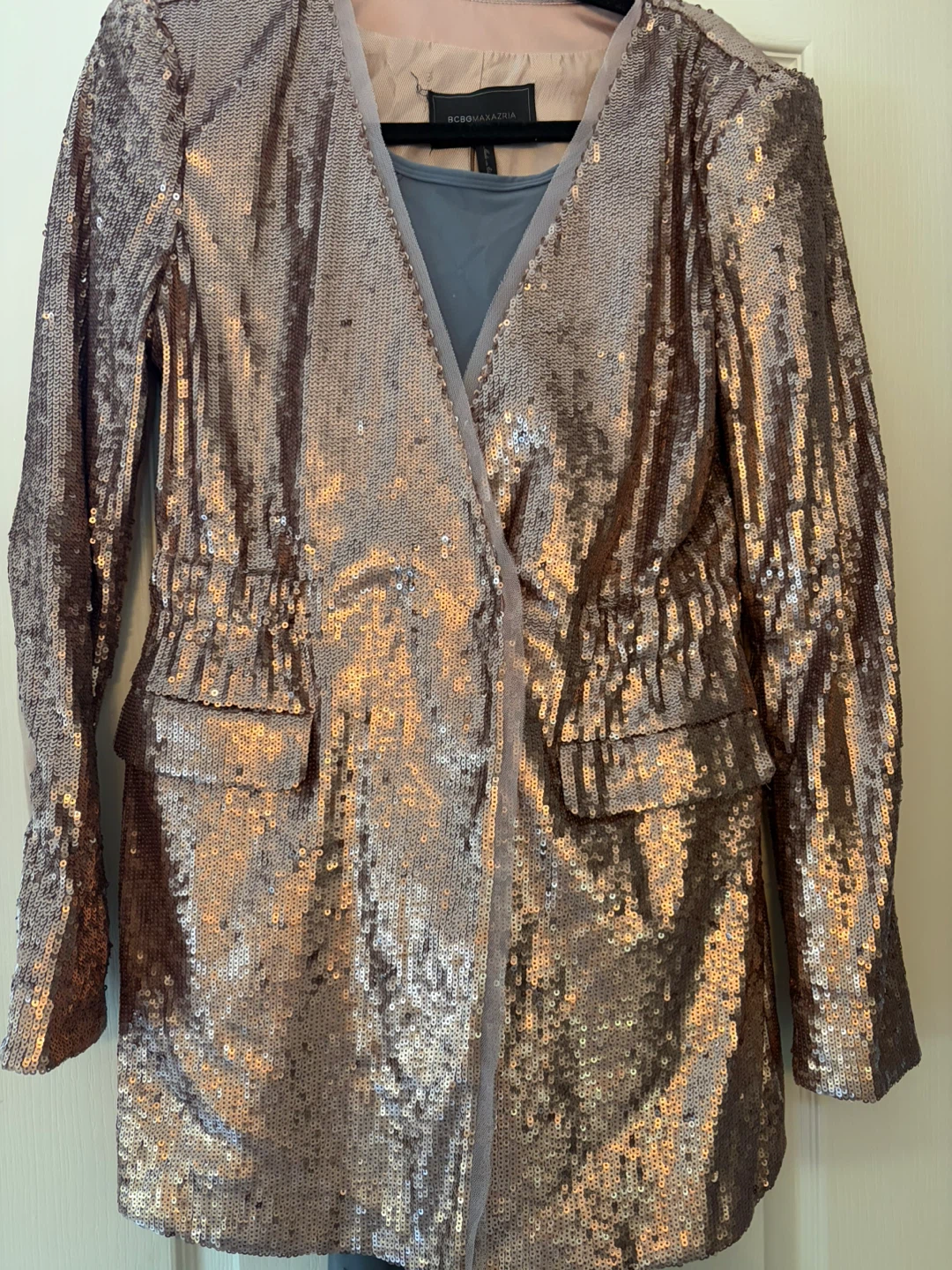 BCBGMAXAZRIA Sequin Jacket