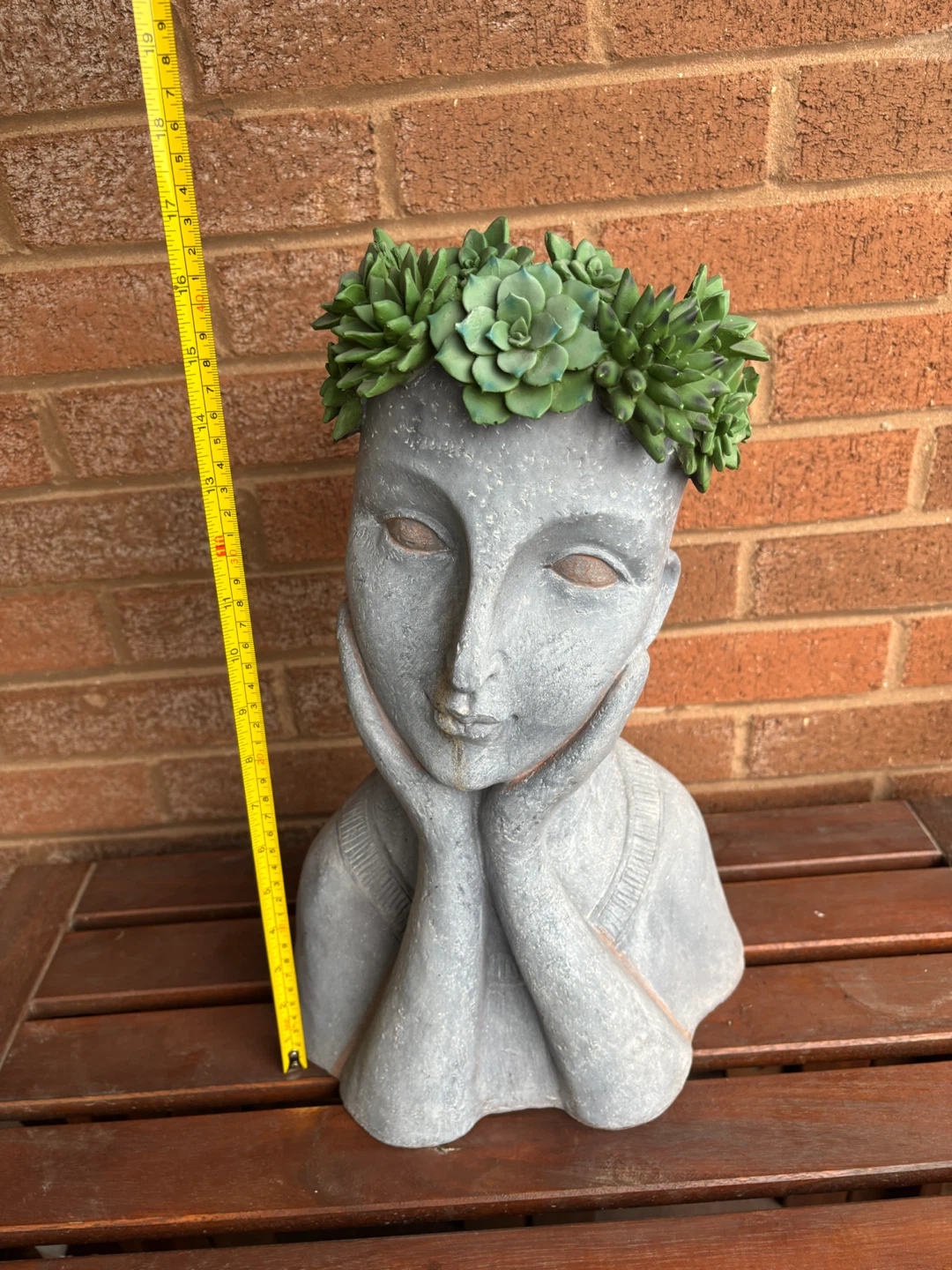 Face Shaped Succulent Planter