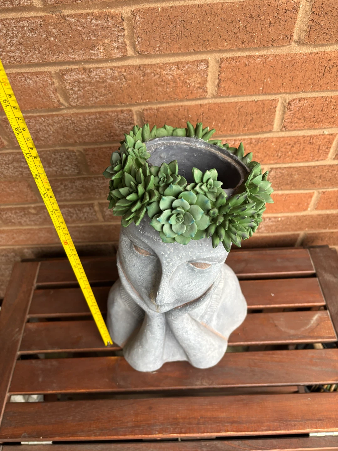 Face Shaped Succulent Planter - photo 2