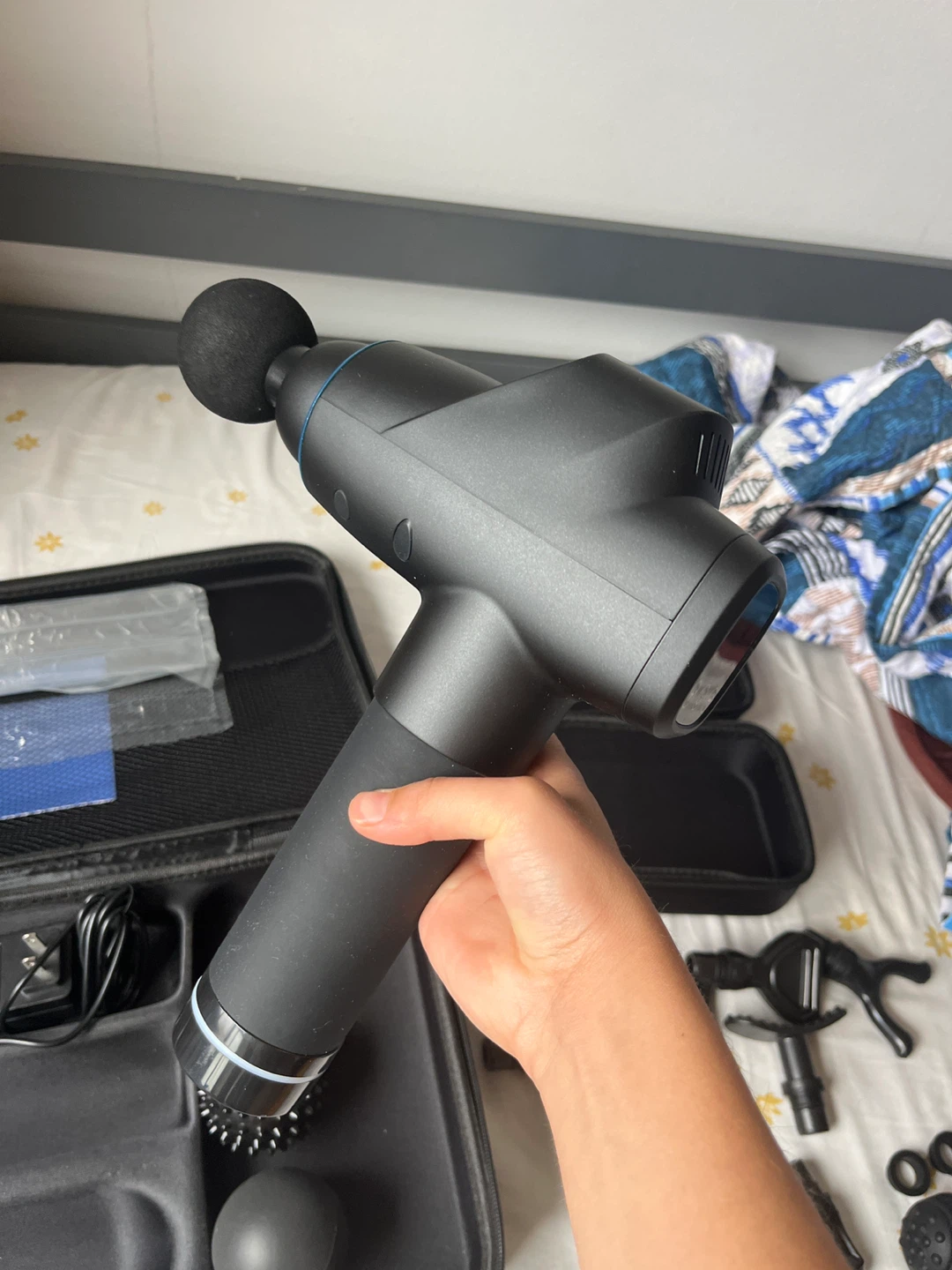 Percussion Massage Gun with Accessories - photo 4