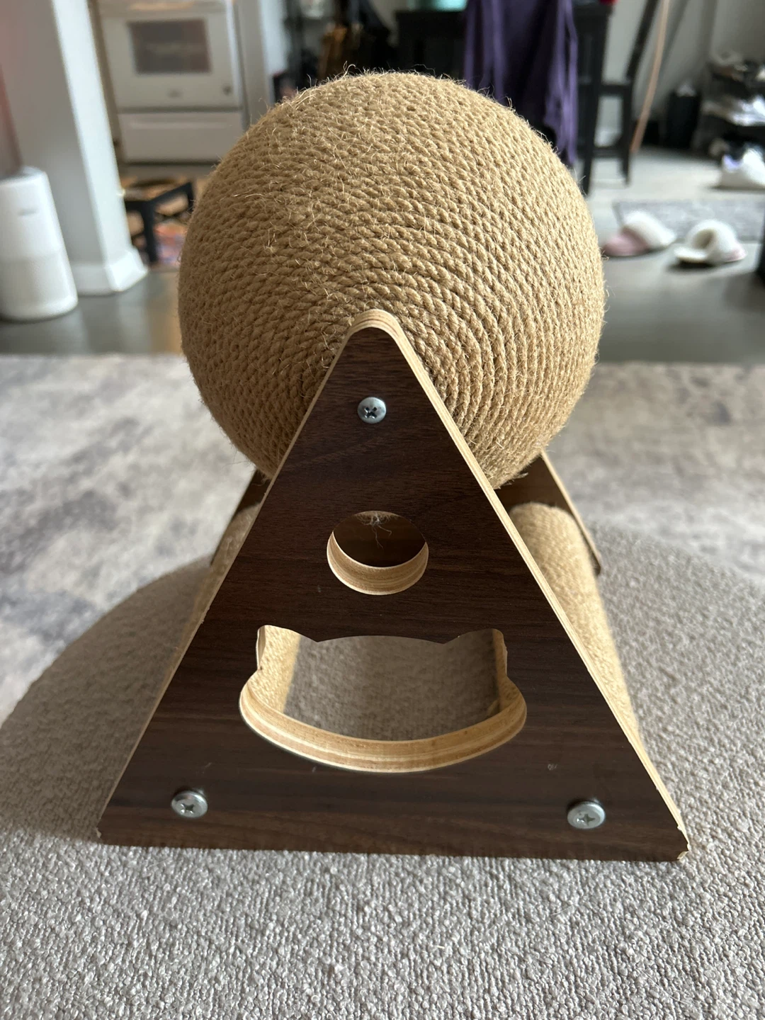 Cat Sisal Ball Scratching Toy - photo 2