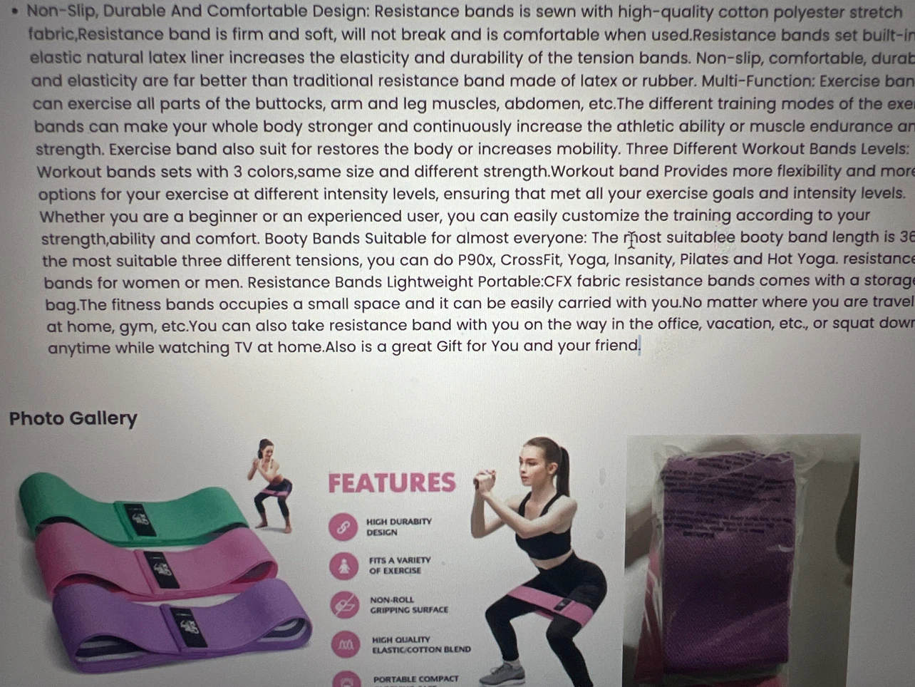 CFX Resistance Bands Sets for 2