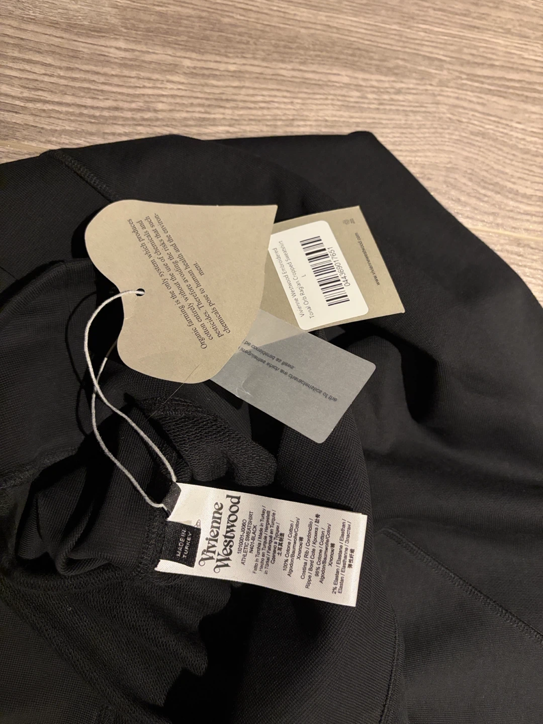 Vivienne Westwood Tonal Orb Cropped Sweatshirt Black - photo 3