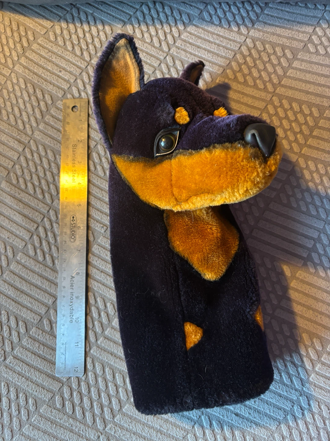 Winning Edge Doberman Dog Golf Club 460cc Driver Head Cover