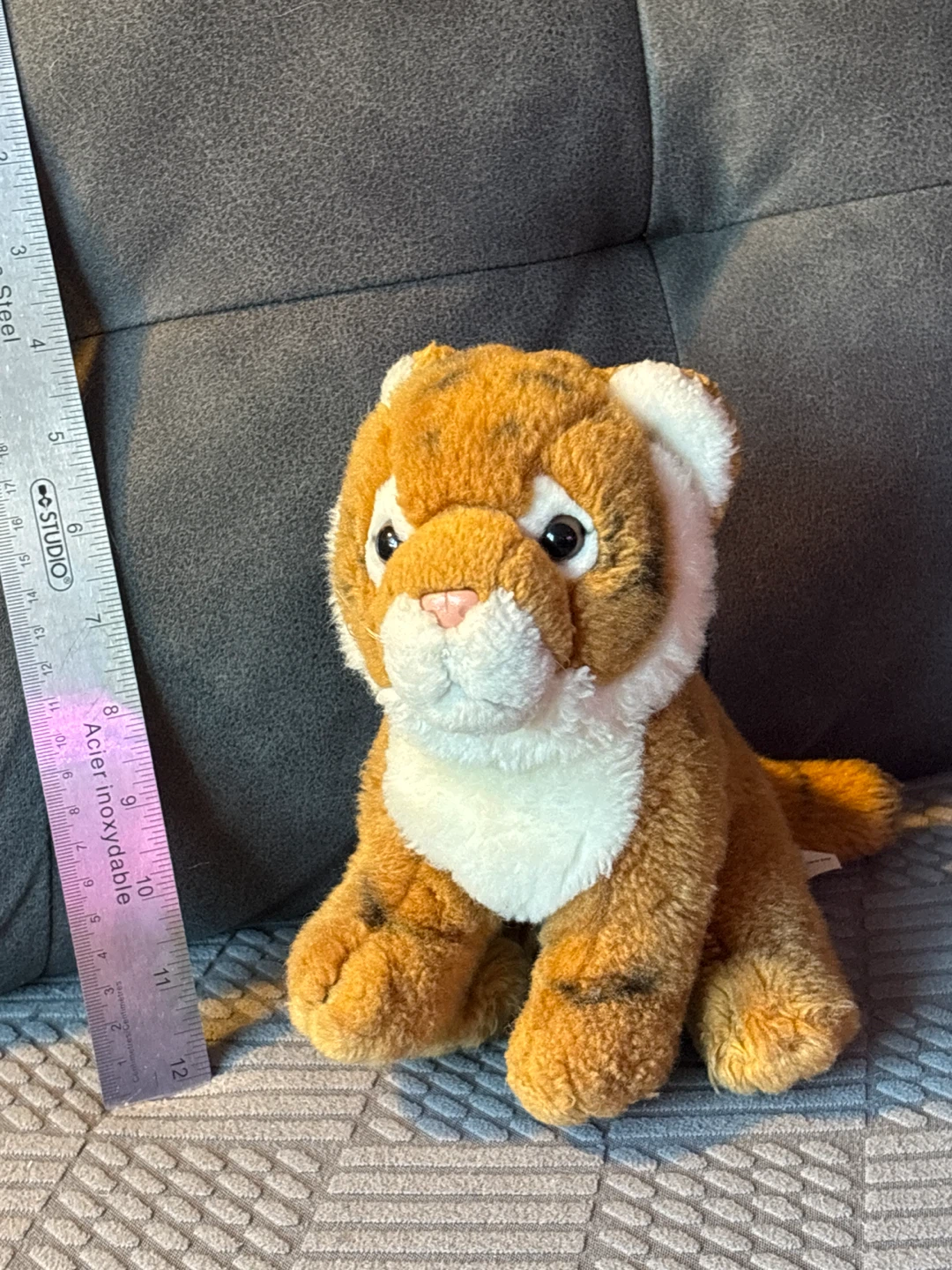 World Wildlife Fund Bon Ton Toys tiger cub plush 7”
