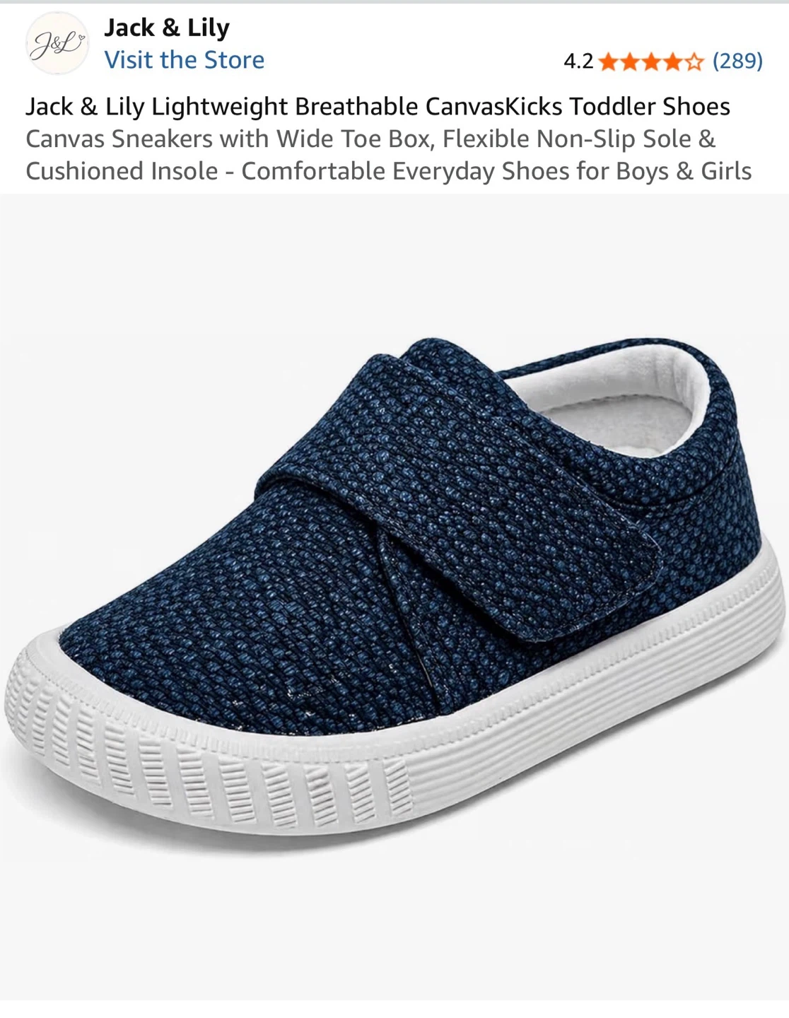 Brand New Jack & Lily Toddler CanvasKicks Shoes - photo 2