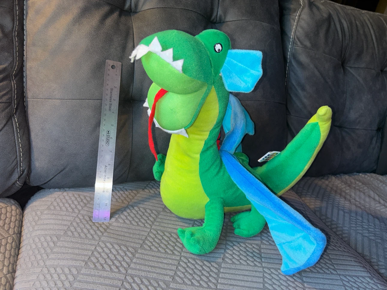 Linen House George The Dragon "Hiccups" Dragonology Plush - photo 2