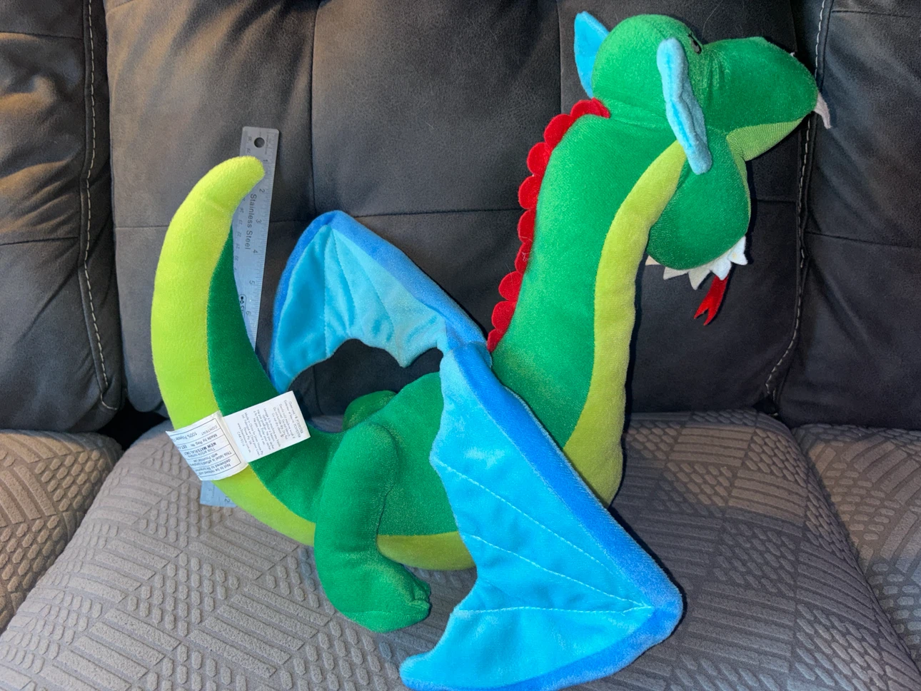 Linen House George The Dragon "Hiccups" Dragonology Plush - photo 3