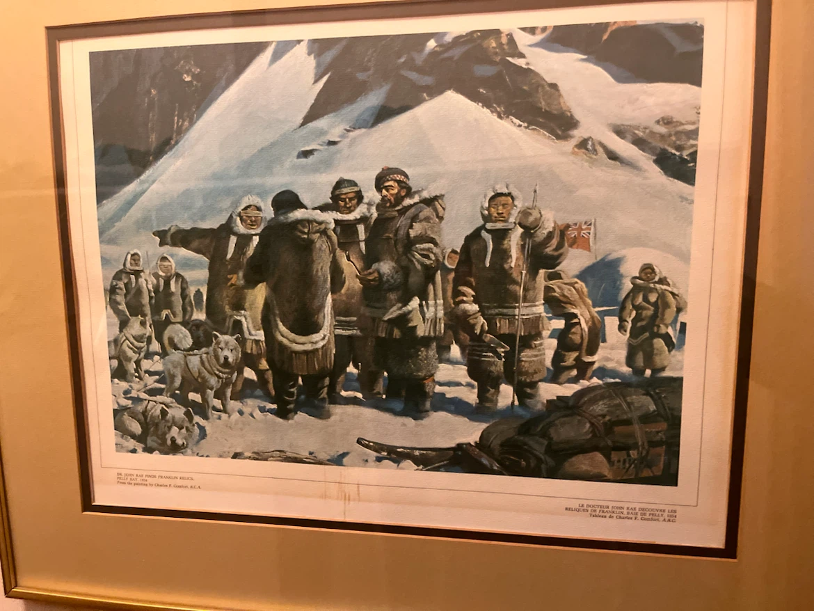 Charles F. Comfort Dr. John Rae Finds Franklin Relics Print