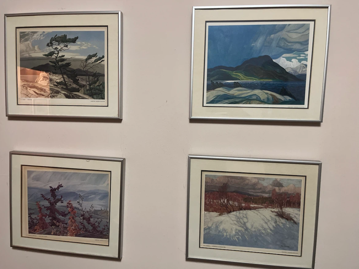 Group of Four Group of Seven Framed Art Prints