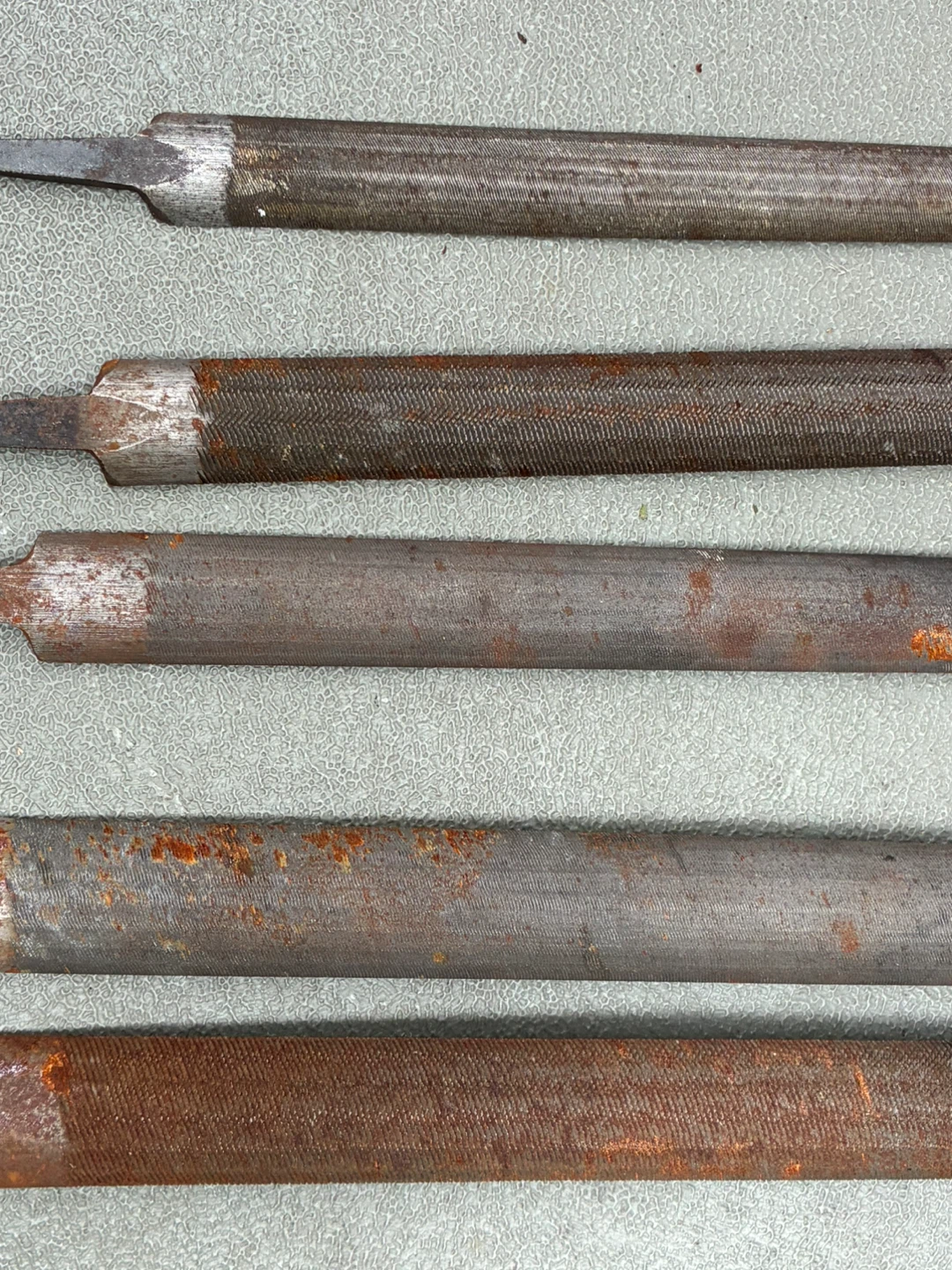 Vintage Half Round Files Metal 13-18" Machinist Workshop Tools