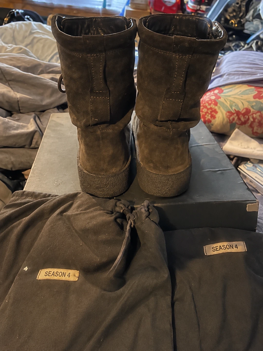 Yeezy Season 4 Suede Combat Boots - photo 2