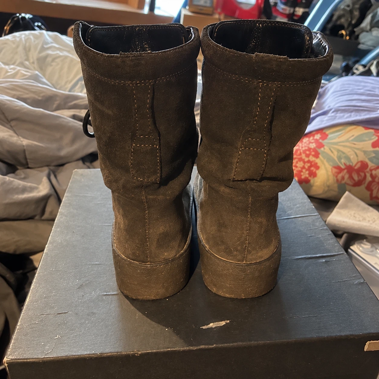 Yeezy Season 4 Suede Combat Boots - photo 5