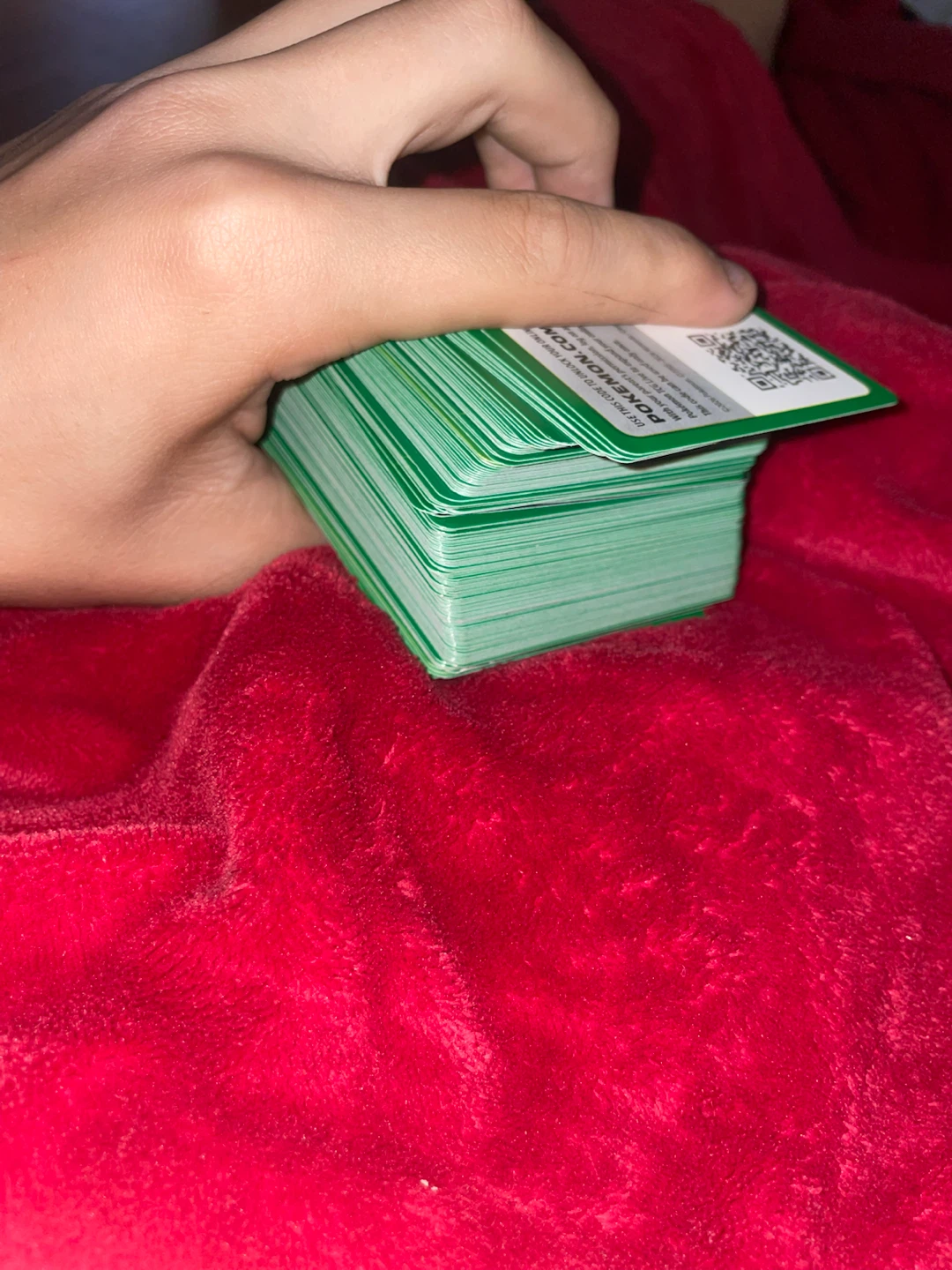 Large Collection of Pokemon TCG Code Cards