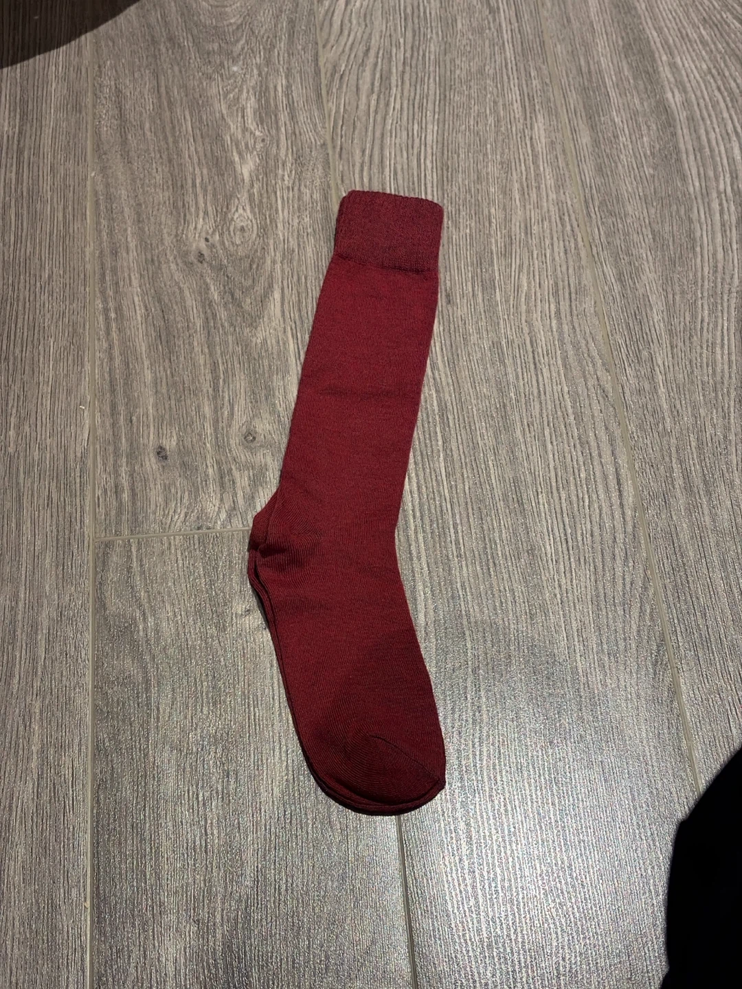 Pair of Burgundy Socks