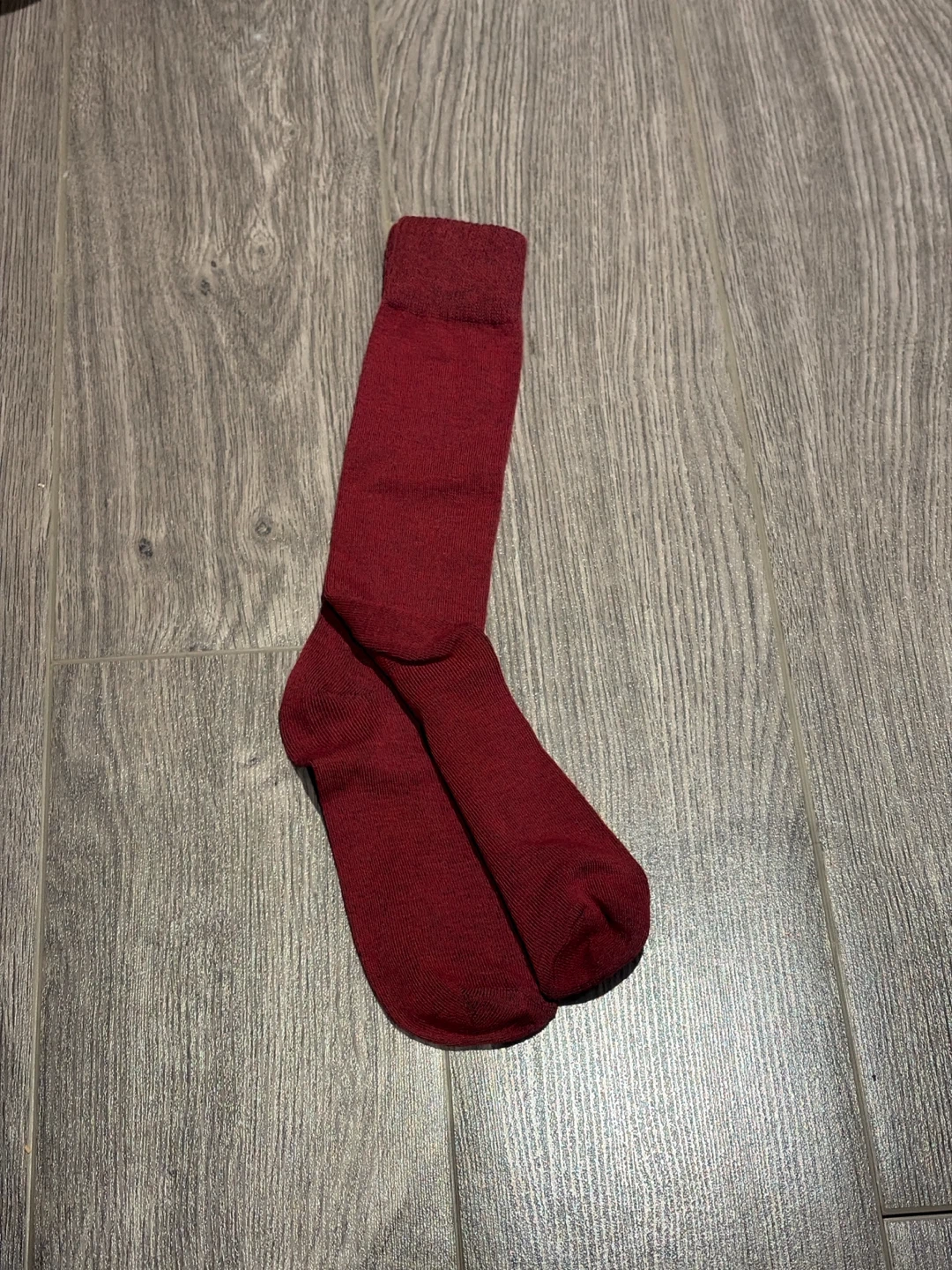 Pair of Burgundy Socks - photo 2