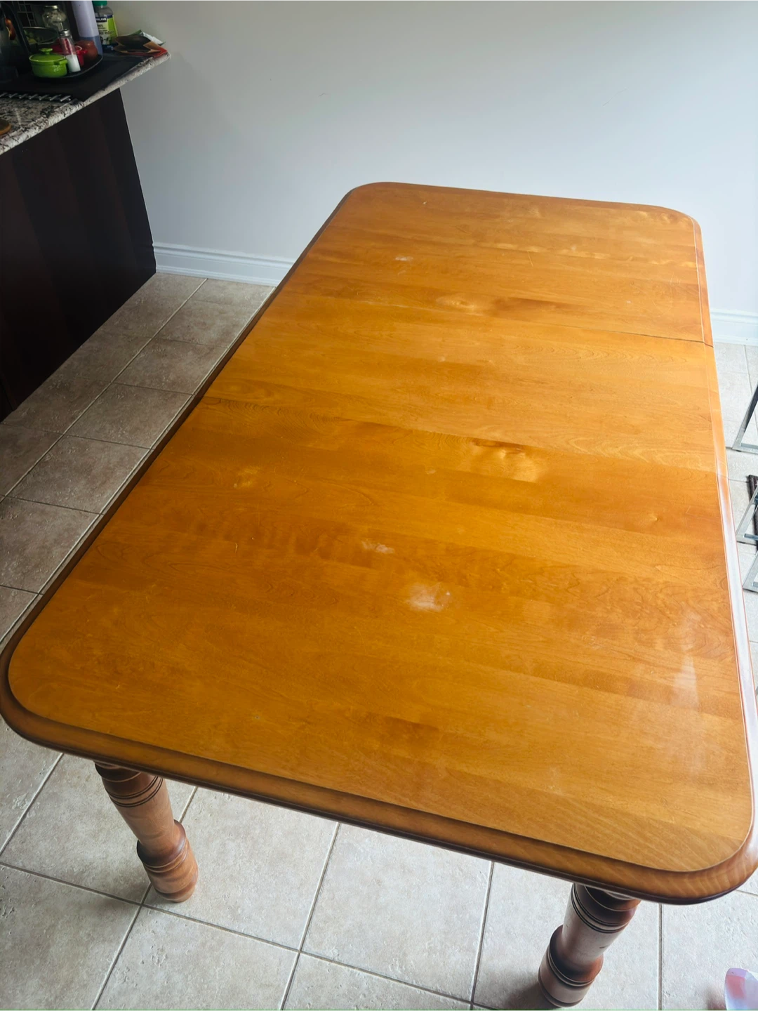 Six seater Solid Wood Dining Table and 6 Chairs - photo 4