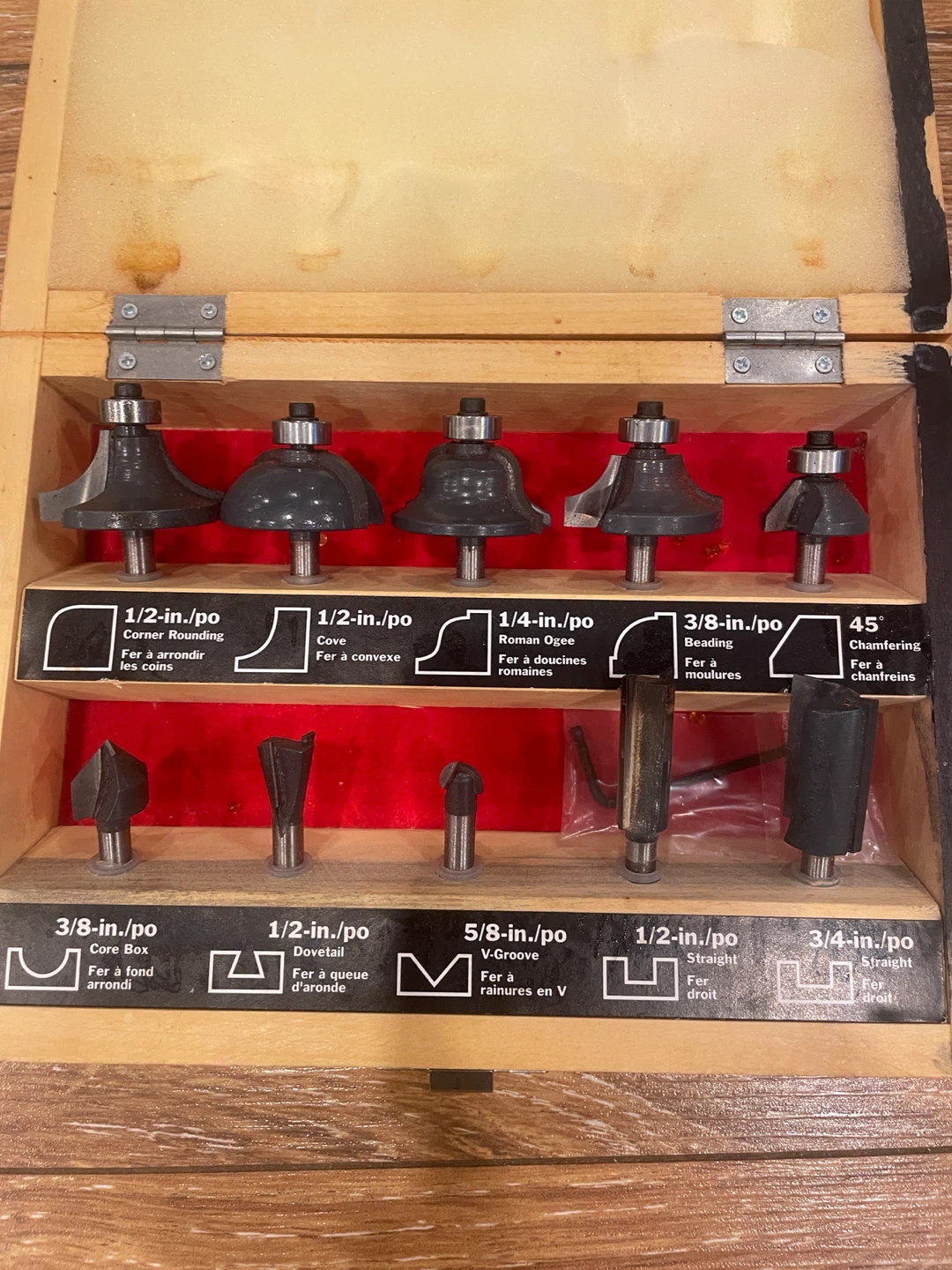 12-Piece Router Bit Set