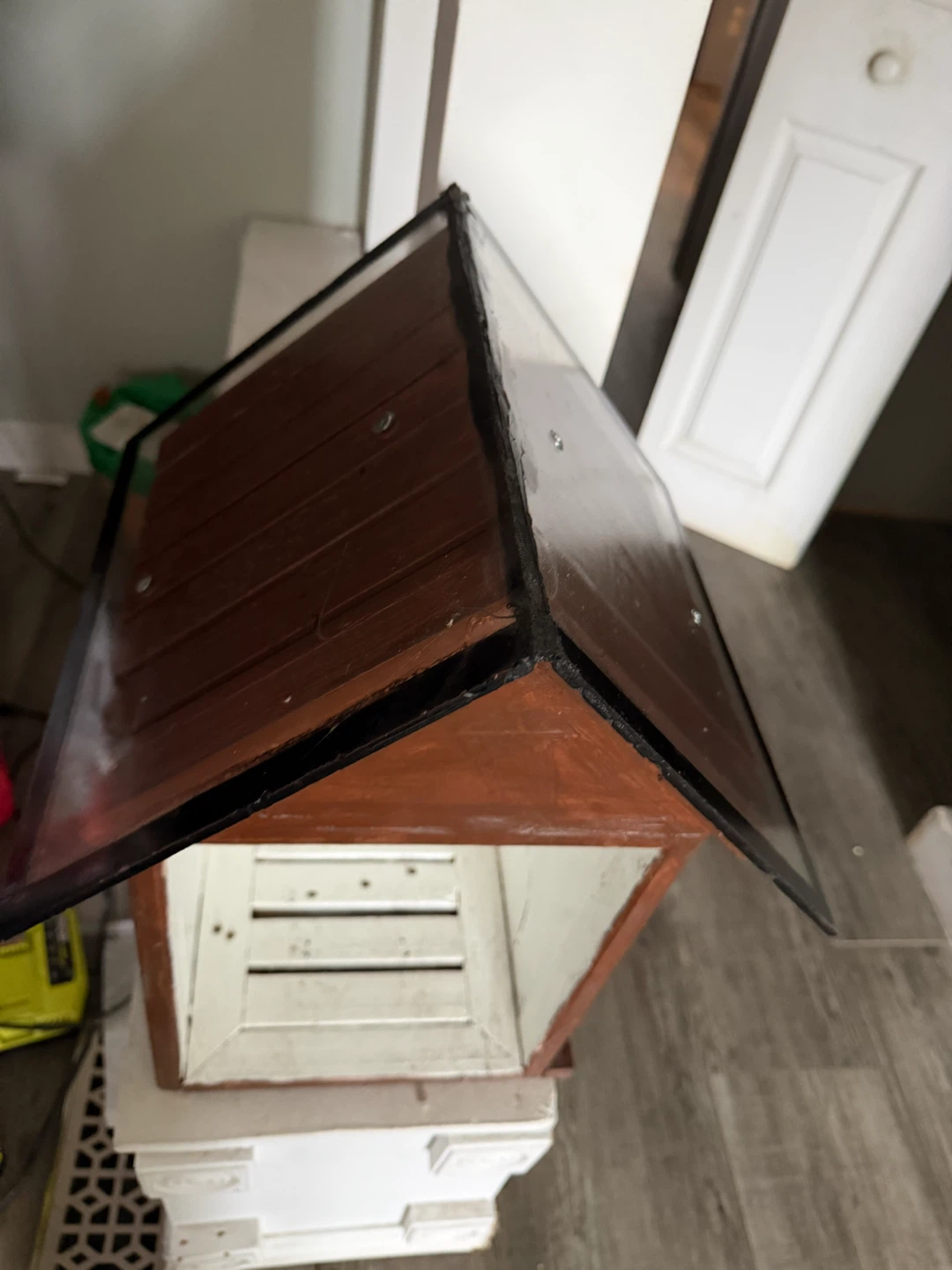 Custom Wooden Decorative House Shelf - photo 4