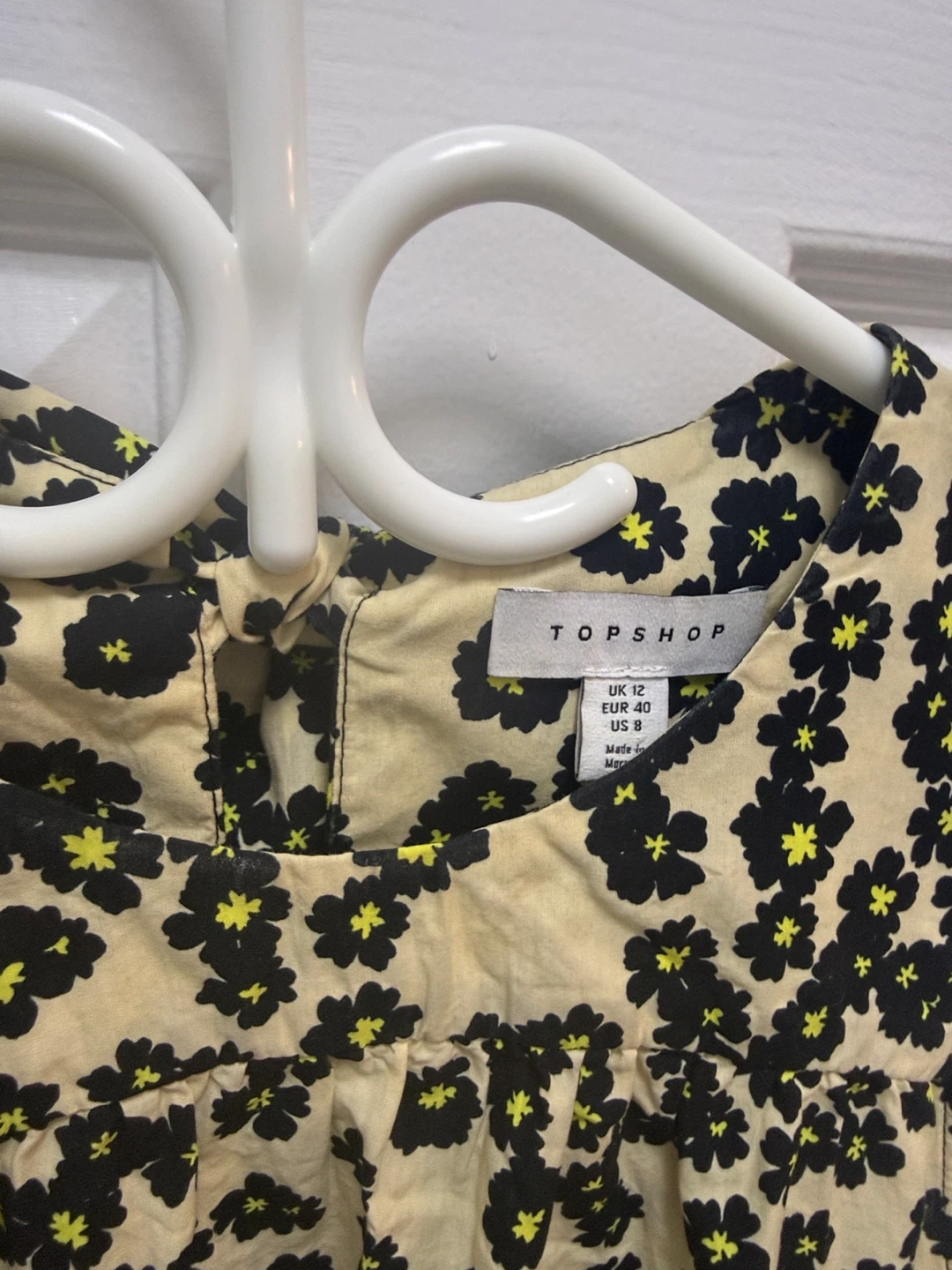 Topshop Floral Sleeveless Dress