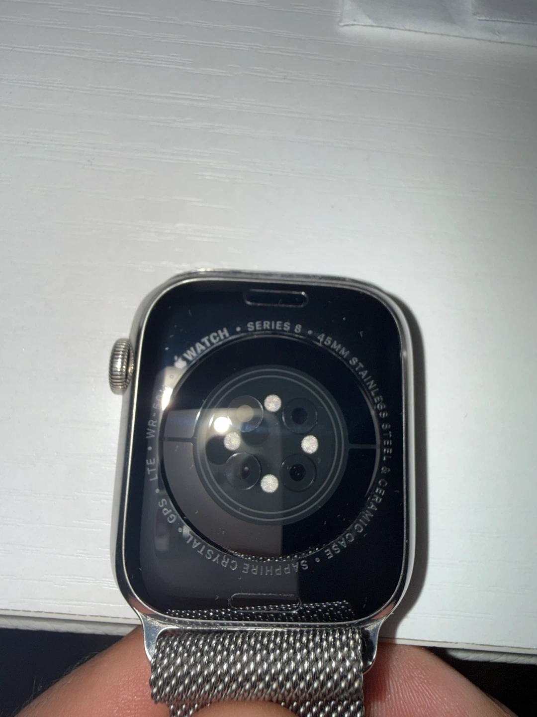 Apple Watch Series 8 45mm Stainless Steel - photo 2