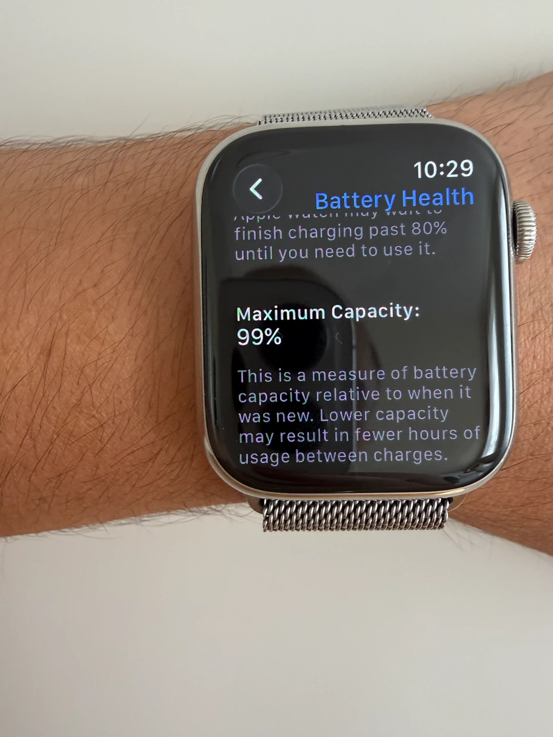 Apple Watch Series 8 45mm Stainless Steel - photo 4